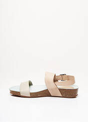 Sandales/Nu pieds beige SANTAFE pour femme seconde vue