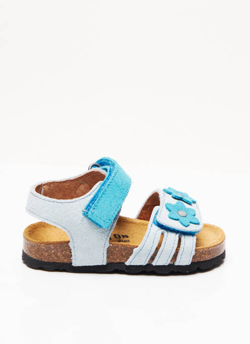 Sandales/Nu pieds bleu PLAKTON pour fille