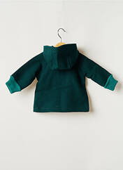 Manteau long vert LA PETITE COLLECTION pour enfant seconde vue