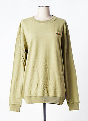 Sweat-shirt stretch manches longues vert PULL IN femme