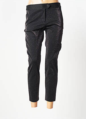 Pantalon 7/8 stretch taille normale noir IMPERIAL femme