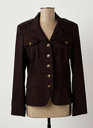 Blazer coupe cintrée marron TEENFLO femme