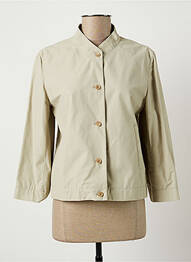 Veste casual coupe droite beige TF ATELIER femme