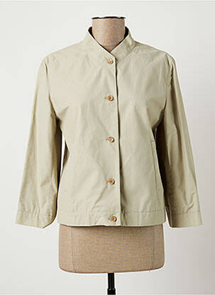 Veste casual coupe droite beige TF ATELIER femme