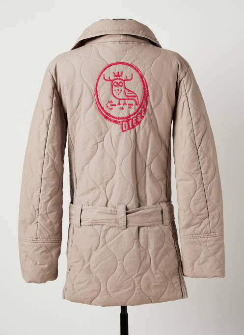 Doudoune poches sans capuche beige DIESEL femme