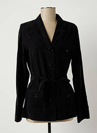 Veste chic fermeture boutonnée sur le devant noir TEENFLO femme