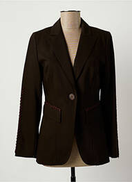 Blazer fausses poches marron TEENFLO MAURICE TARICA femme