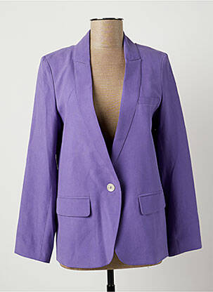 Blazer poches violet TEENFLO femme