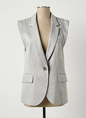 Blazer poches gris TEENFLO femme