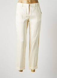 Pantalon chino taille normale taille normale beige TEENFLO femme