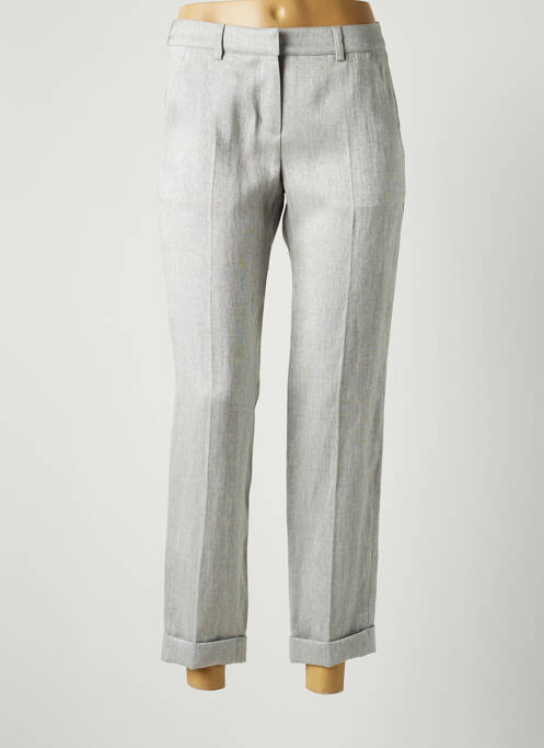 Pantalon chino gris TEENFLO pour femme