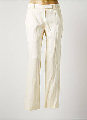 Pantalon droit beige TEENFLO femme