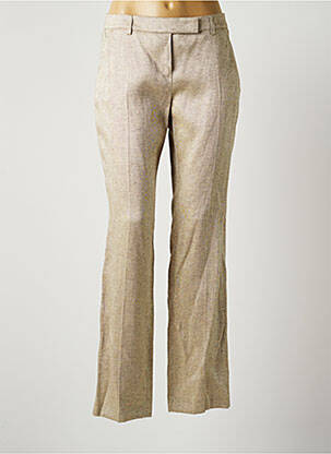 Pantalon droit beige TEENFLO pour femme