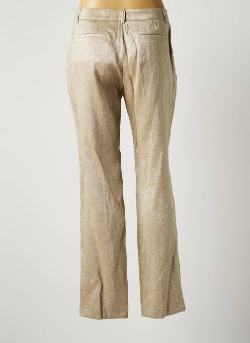 Pantalon droit beige TEENFLO pour femme