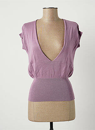 Pull violet STEFAN GREEN femme