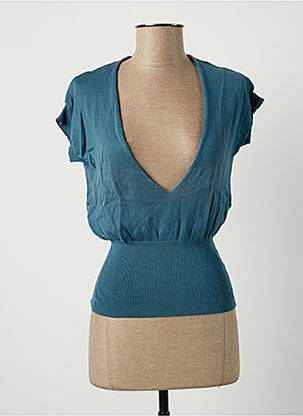 Pull bleu STEFAN GREEN femme