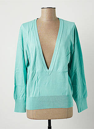 Pull bleu STEFAN GREEN femme