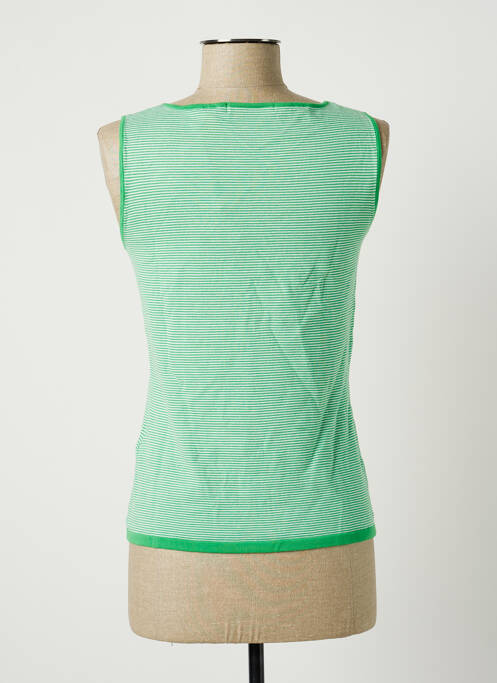 Top stretch sans manche vert TEENFLO MAURICE TARICA femme