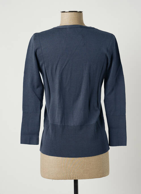 Gilet manches longues bleu STEFAN GREEN femme