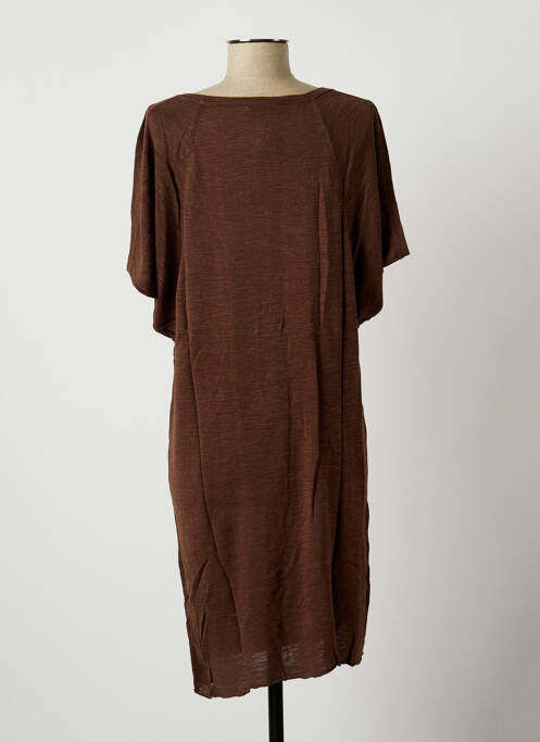 Robe mi-longue bleu STEFAN GREEN pour femme