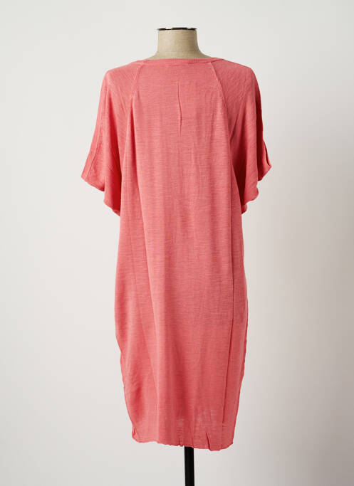 Robe mi-longue rose STEFAN GREEN pour femme