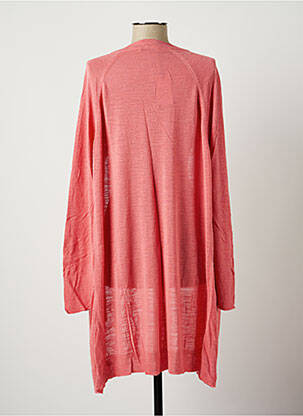 Gilet manches longues rose STEFAN GREEN femme