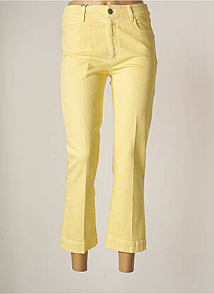 Pantalon 7/8 jaune SPORTMAX pour femme