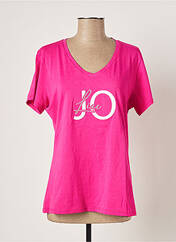 T-shirt rose LIU JO pour femme seconde vue