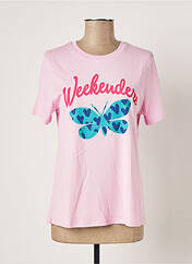 T-shirt rose WEEKEND MAXMARA pour femme seconde vue