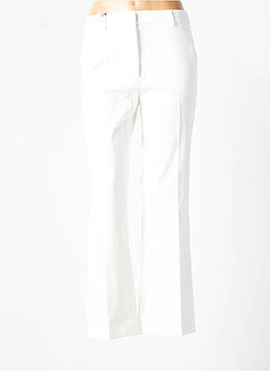 Pantalon chino blanc WEEKEND MAXMARA pour femme