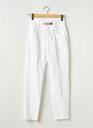 Pantalon droit blanc LIU JO pour femme