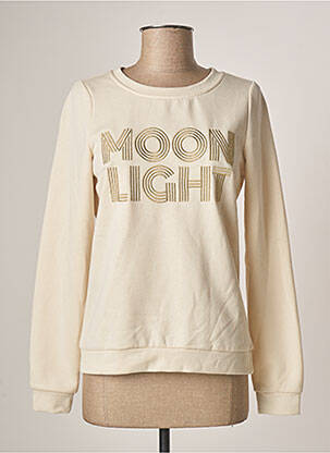 Sweat-shirt beige VERO MODA pour femme