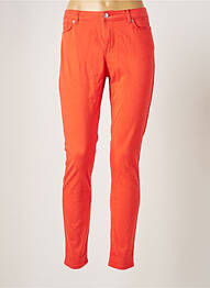 Pantalon slim broderie rivets taille normale orange VERO MODA femme