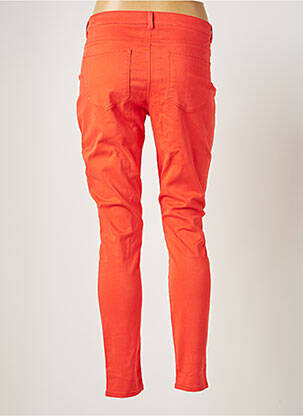 Pantalon slim broderie rivets taille normale orange VERO MODA femme