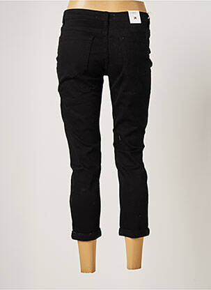 Jeans coupe slim broderie rivets taille normale noir R.DISPLAY femme