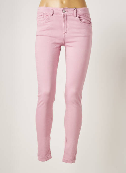 Pantalon slim rose B.YOUNG pour femme