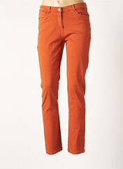 Jeans coupe slim orange AGATHE & LOUISE pour femme seconde vue