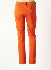 Jeans coupe slim orange AGATHE & LOUISE pour femme seconde vue