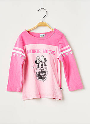 T-shirt rose DISNEY pour fille
