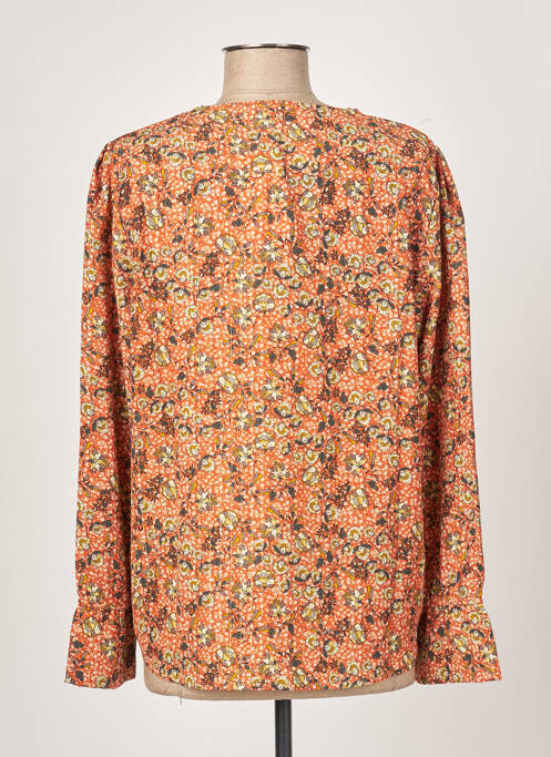 Blouse orange C'EST BEAU LA VIE pour femme