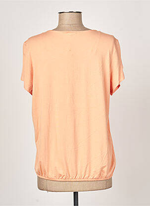 T-shirt stretch manches courtes orange NINA KALIO femme