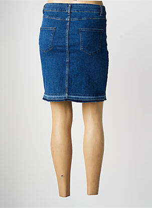 Jupe courte poches bleu C'EST BEAU LA VIE femme