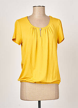 T-shirt jaune NINA KALIO pour femme