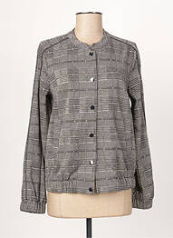 Veste casual col rond noir C'EST BEAU LA VIE femme