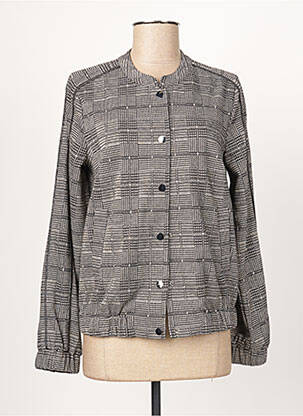 Veste casual col rond noir C'EST BEAU LA VIE femme