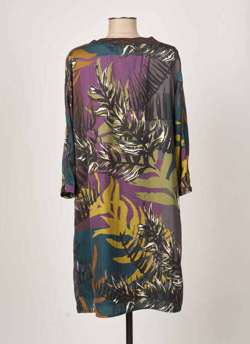 Robe mi-longue vert JULIE GUERLANDE pour femme