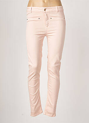 Pantalon slim stretch taille normale rose NINA KALIO femme