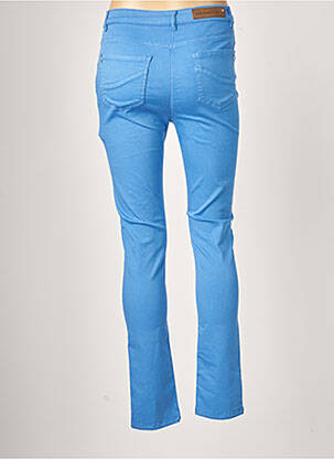 Pantalon slim stretch taille normale bleu JULIE GUERLANDE femme
