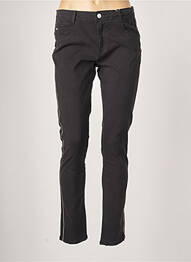 Pantalon slim stretch taille normale noir C'EST BEAU LA VIE femme
