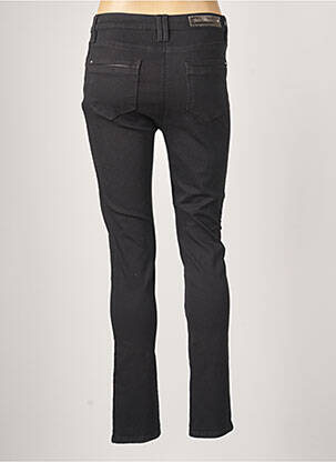 Pantalon slim stretch taille normale noir JULIE GUERLANDE femme